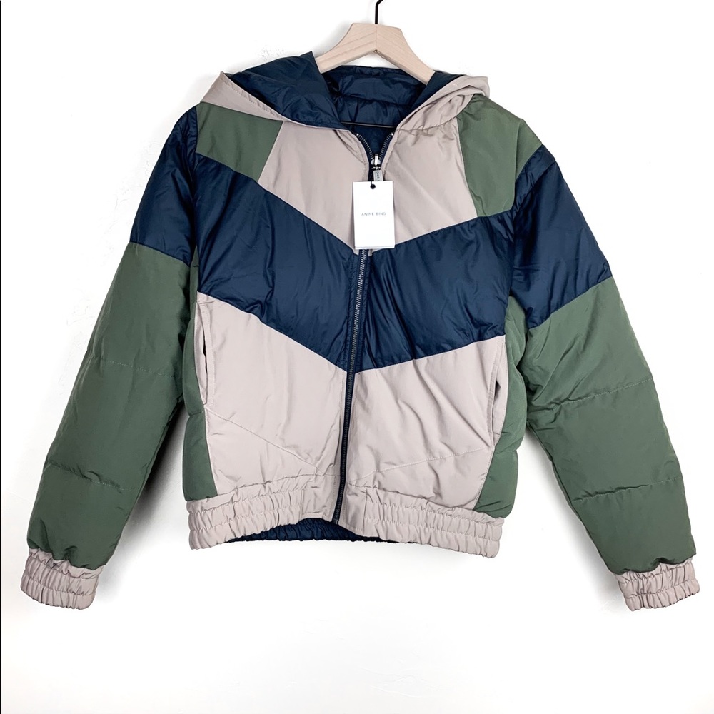 NWT Anine Bing Reversible Down Puffer Jacket Coat - Picture 4 of 8
